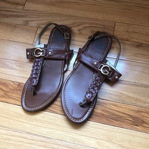 Brown Guess Sandals